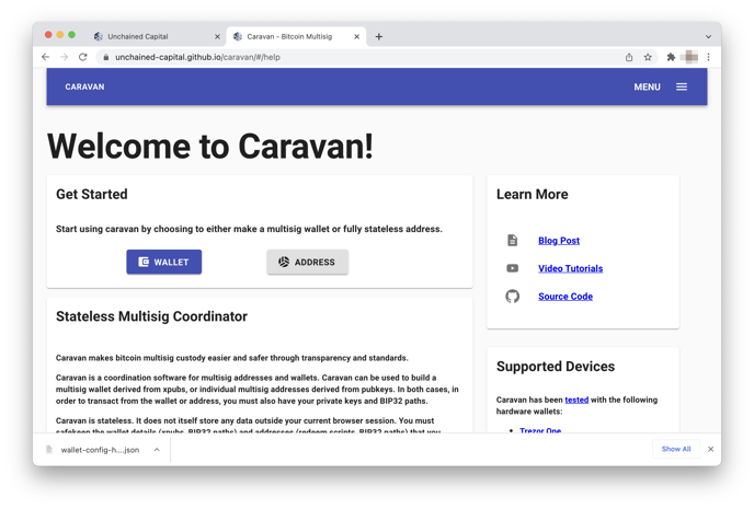 Caravan - Bitcoin Multisig 2021-12-03 14-46-00