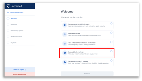 Onboarding Selector Trust